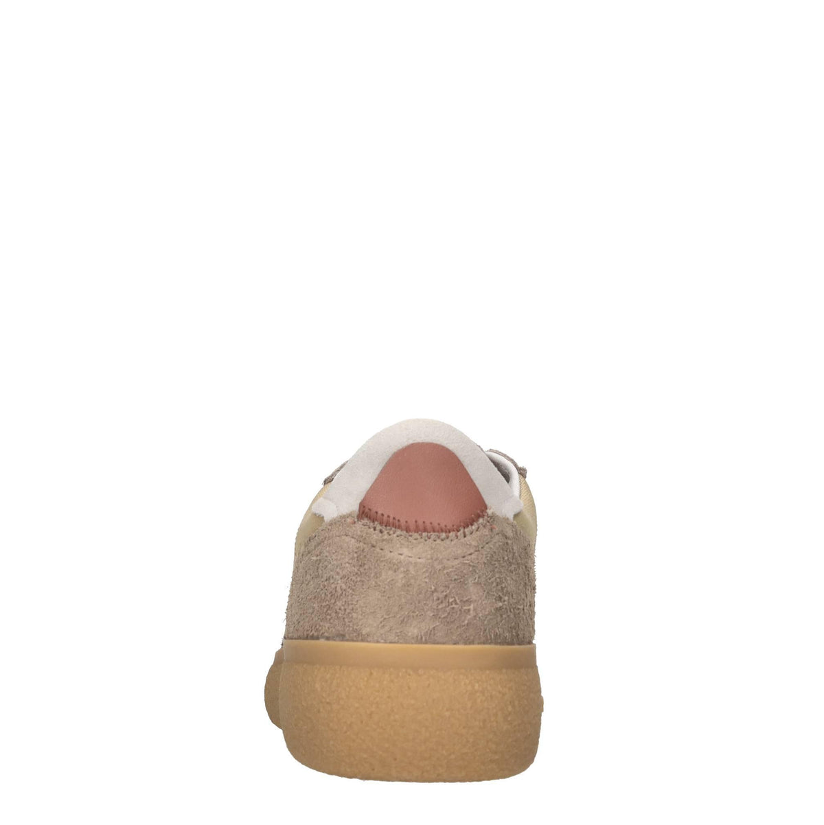 Sneakers in camoscio e tessuto 