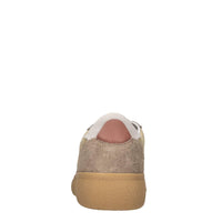 Sneakers in camoscio e tessuto 