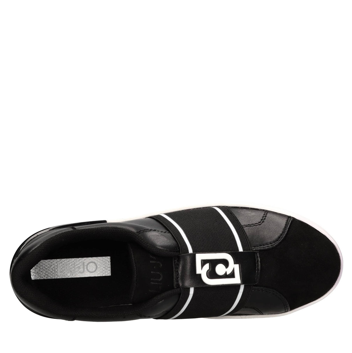 Sneakers in ecopelle e tessuto 