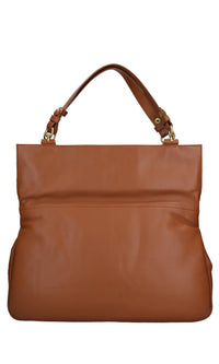 Borsa Woven Logo in pelle 