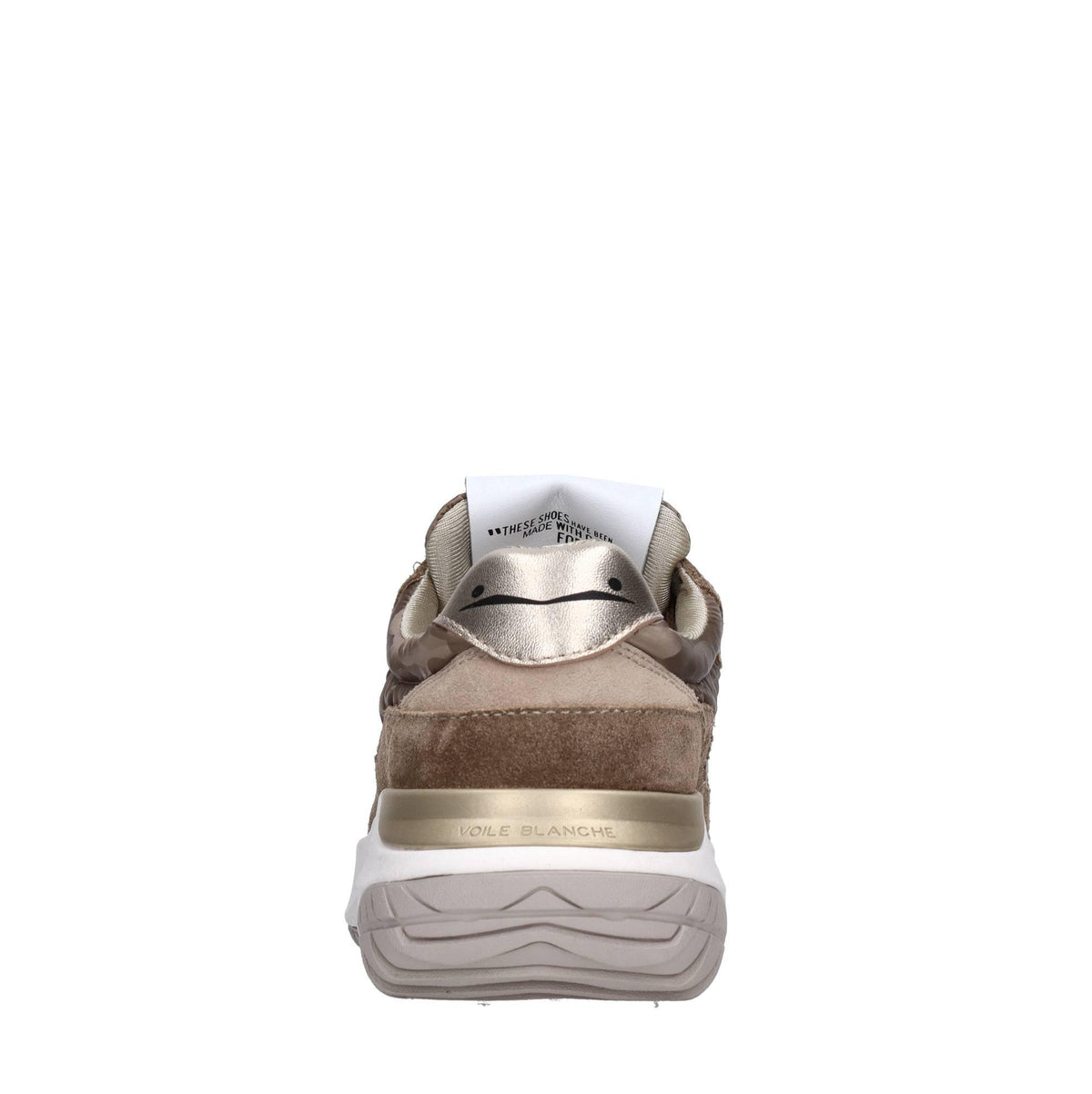 Sneakers in camoscio pelle e tessuto 