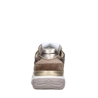 Sneakers in camoscio pelle e tessuto 