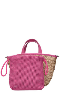 Borsa in fibra vegetale ed ecopelle 