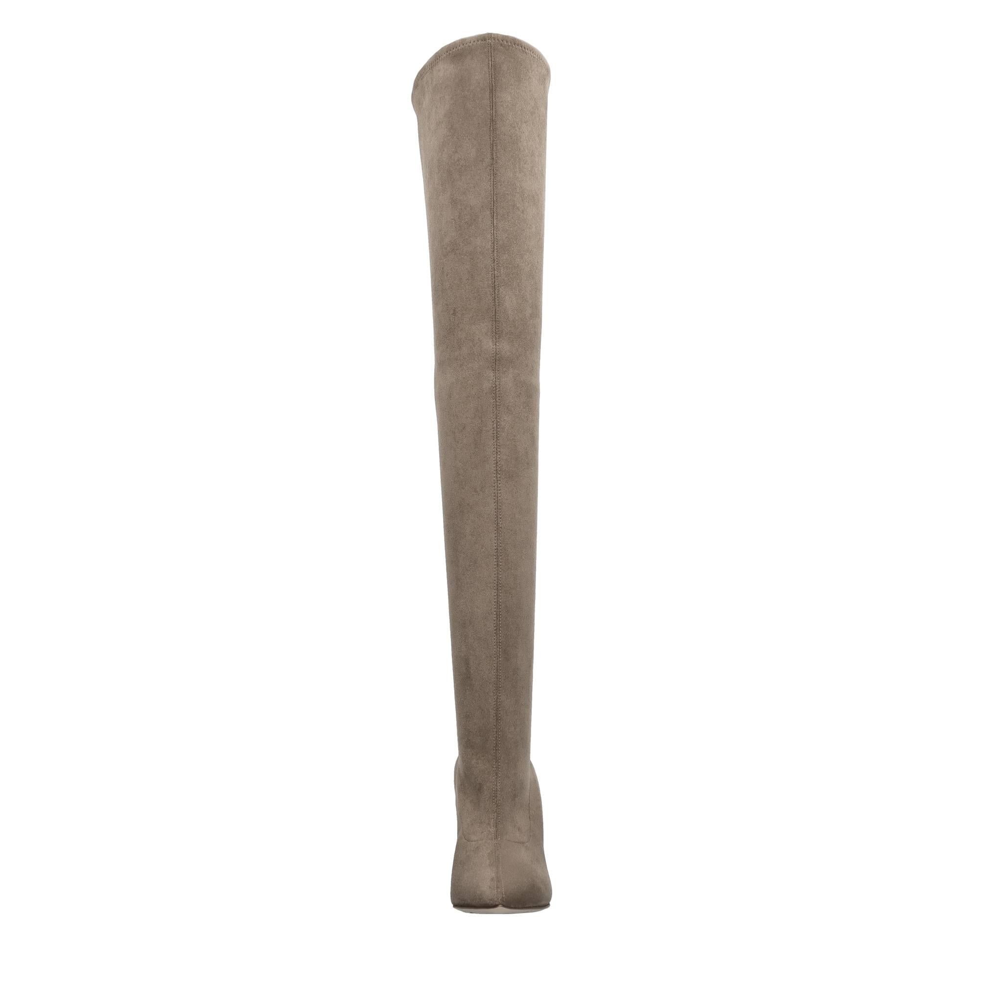Stivali cuissard Julia in ecocamoscio stretch 