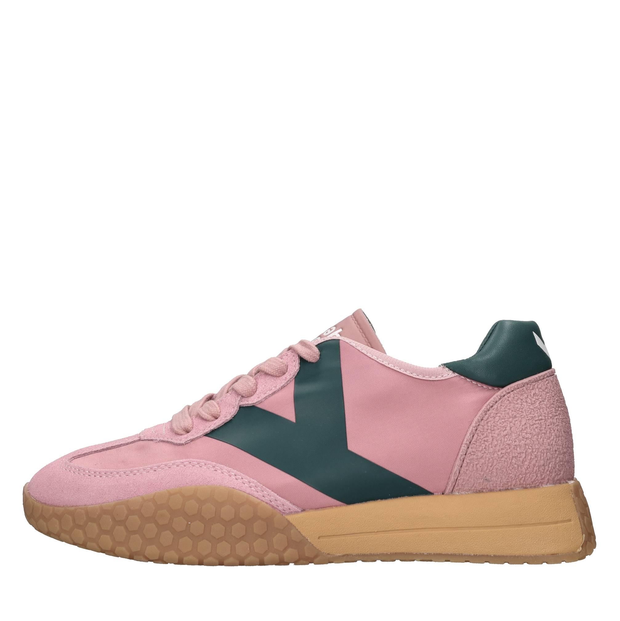 Sneakers in camoscio ecopelle e tessuto 