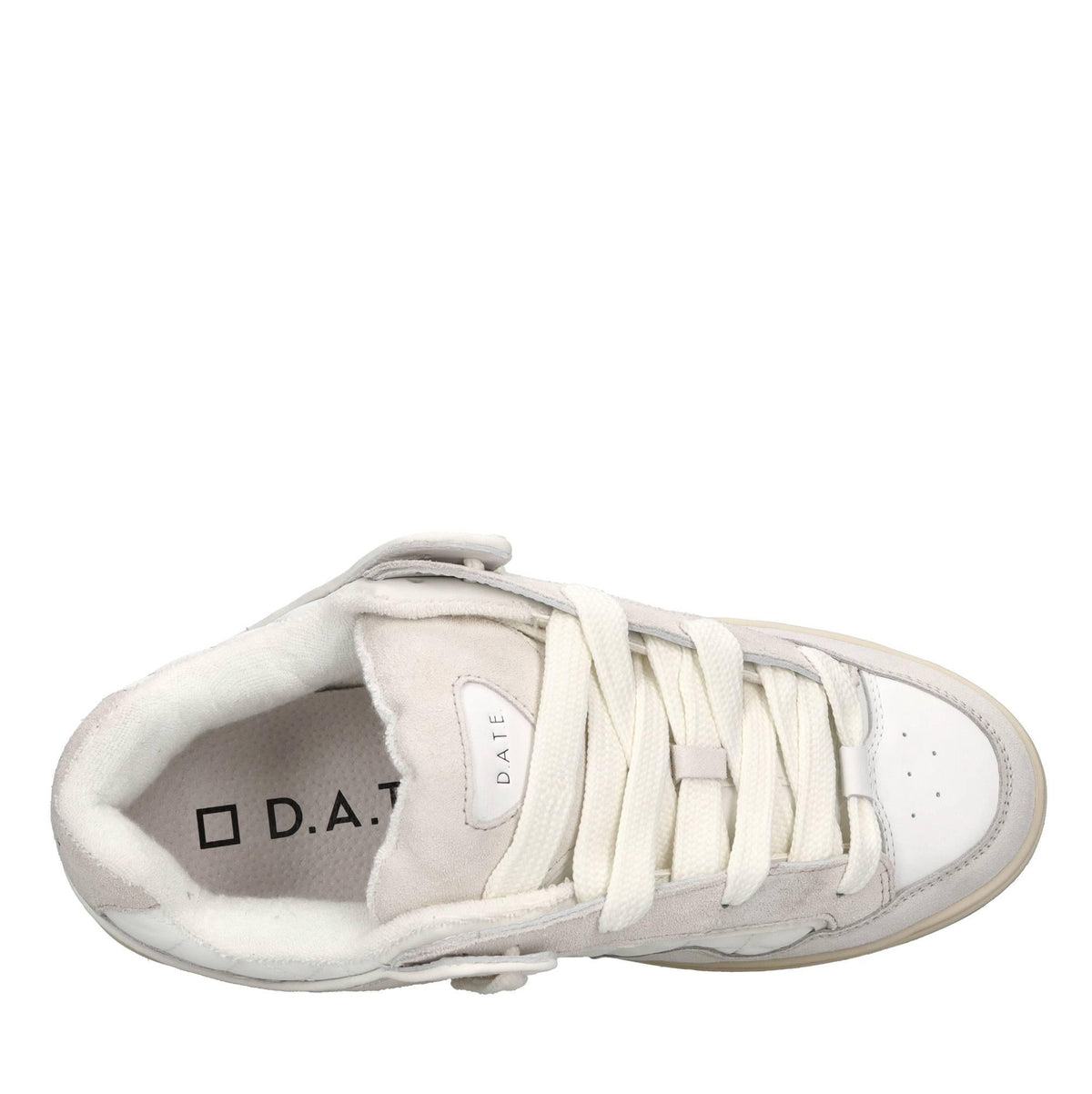 Sneakers in camoscio e tessuto 