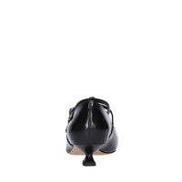 Décolleté in pelle 