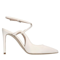 Décolleté slingback in pelle 