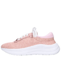 Sneakers in pelle e rafia 
