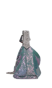 Borsa mini modello jill in maglia metallica 