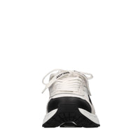 Sneakers Kick Off in pelle e tessuto 