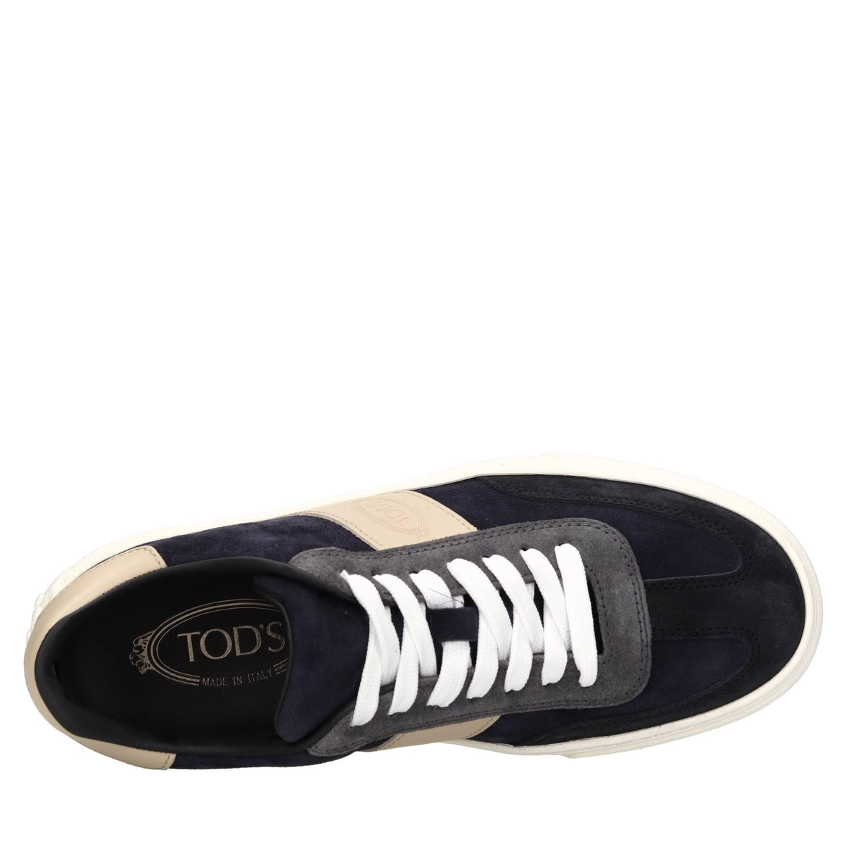 Sneakers in pelle e camoscio 