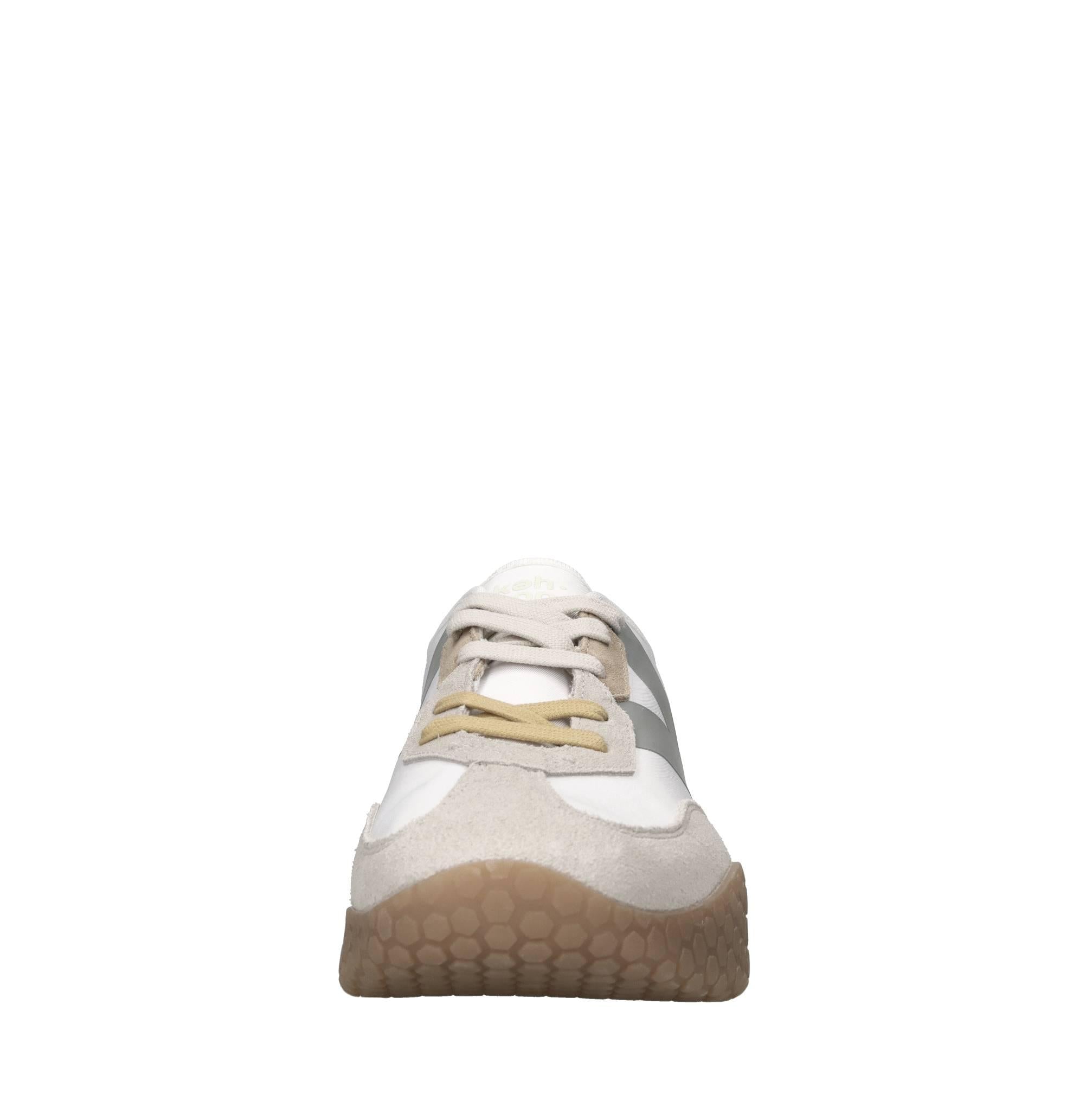 Sneakers in camoscio ecopelle e tessuto 