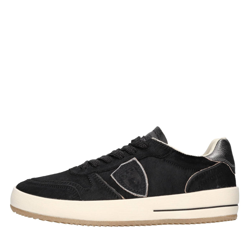 Sneakers in cavallino e camoscio 