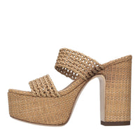 Mules Goldeneye in pelle 
