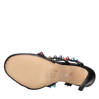 Sandali modello JENNY in pelle ed ecopelle 