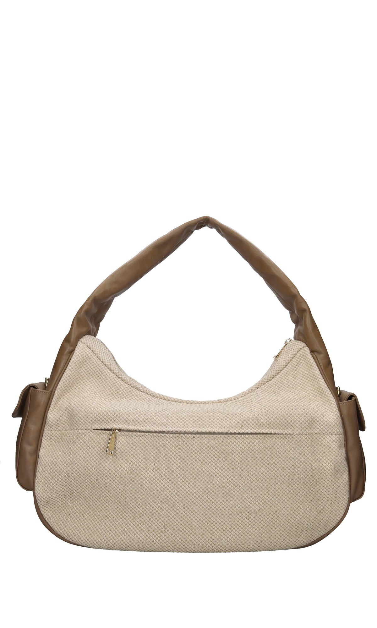 Borsa Julia x Lancaster in tessuto di cotone e pelle 