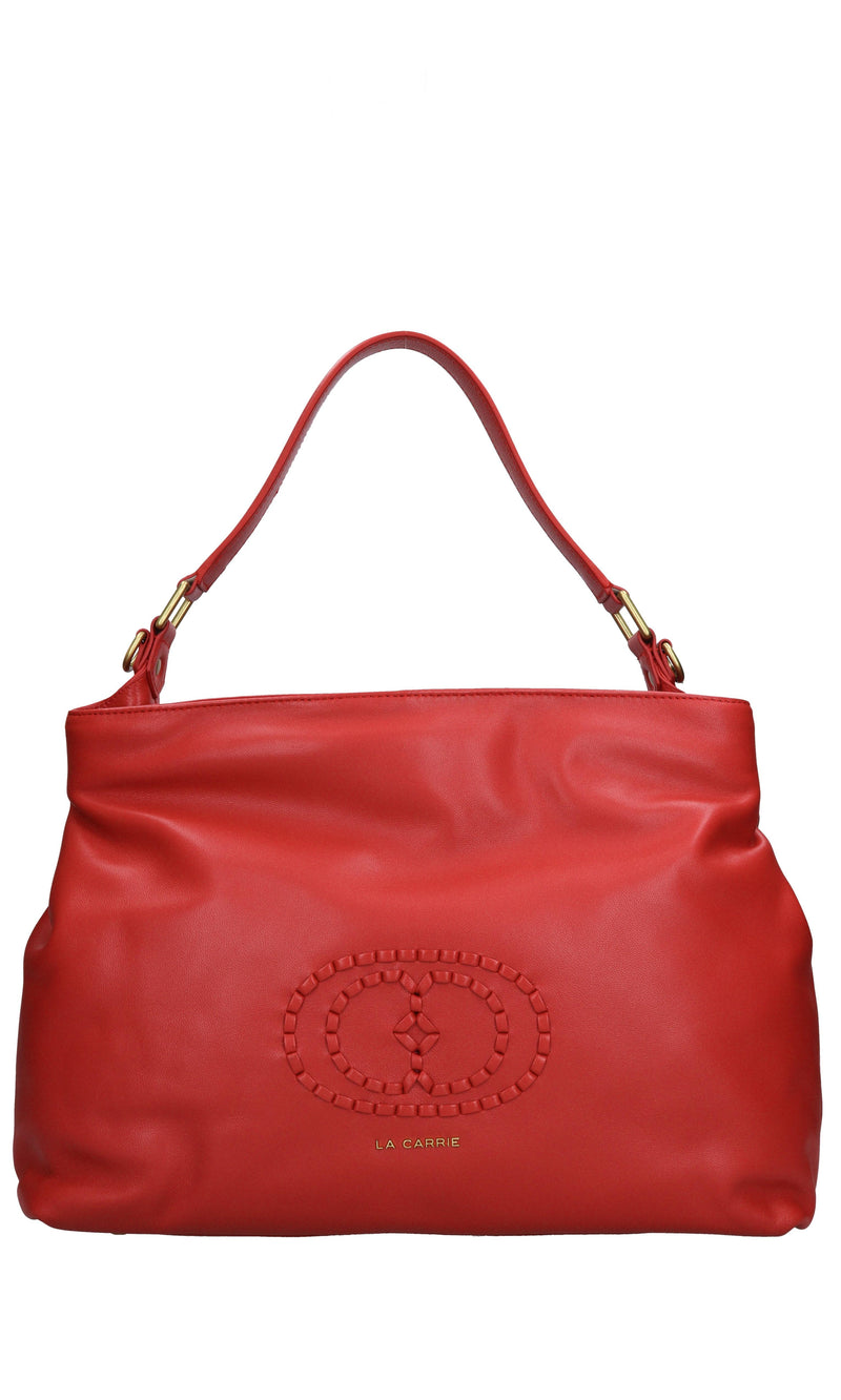 Borsa WOVEN LOGO in pelle 