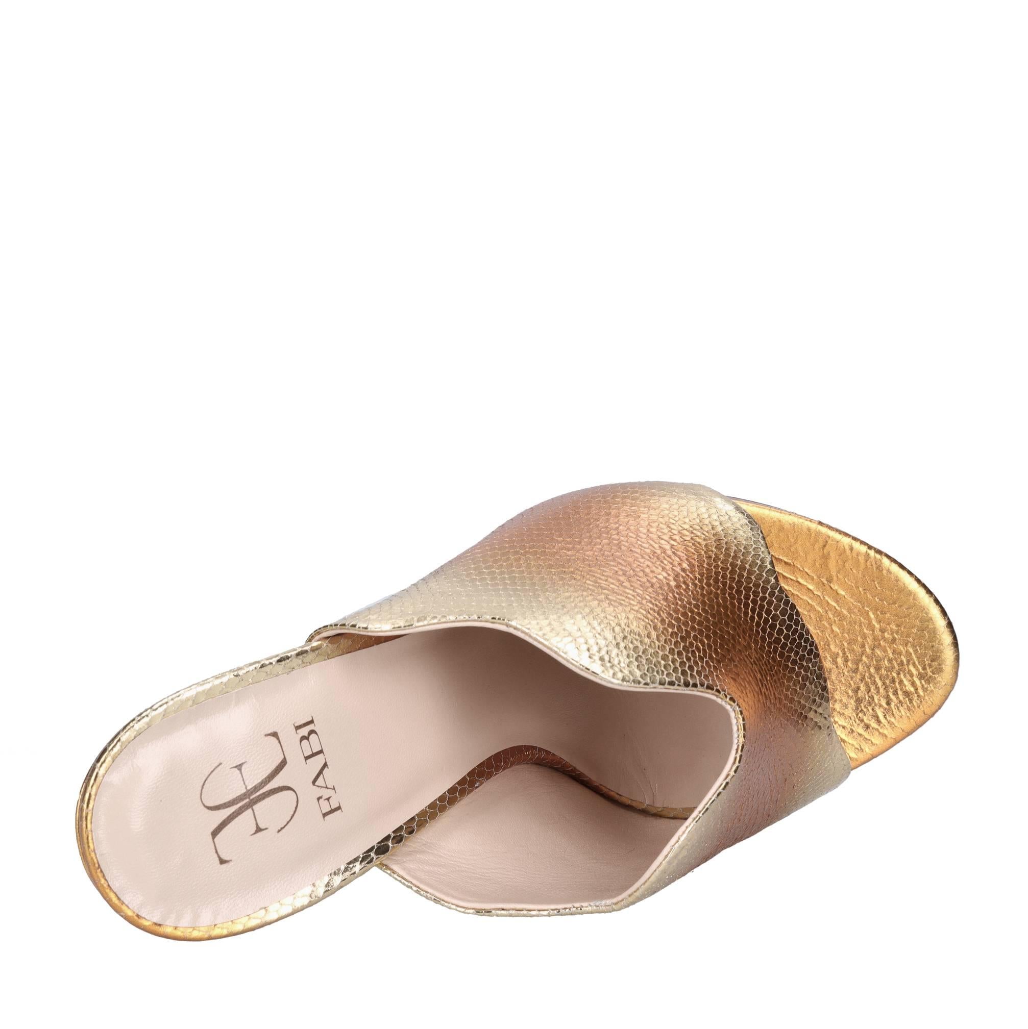 Mules in pelle 