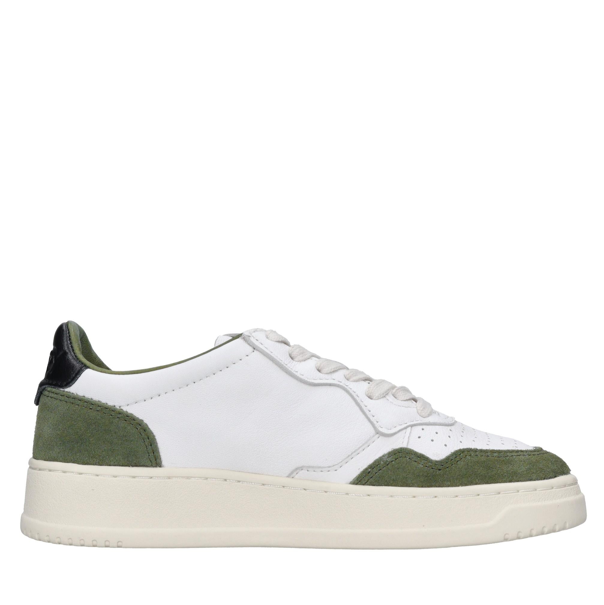 Sneakers in pelle e camoscio 