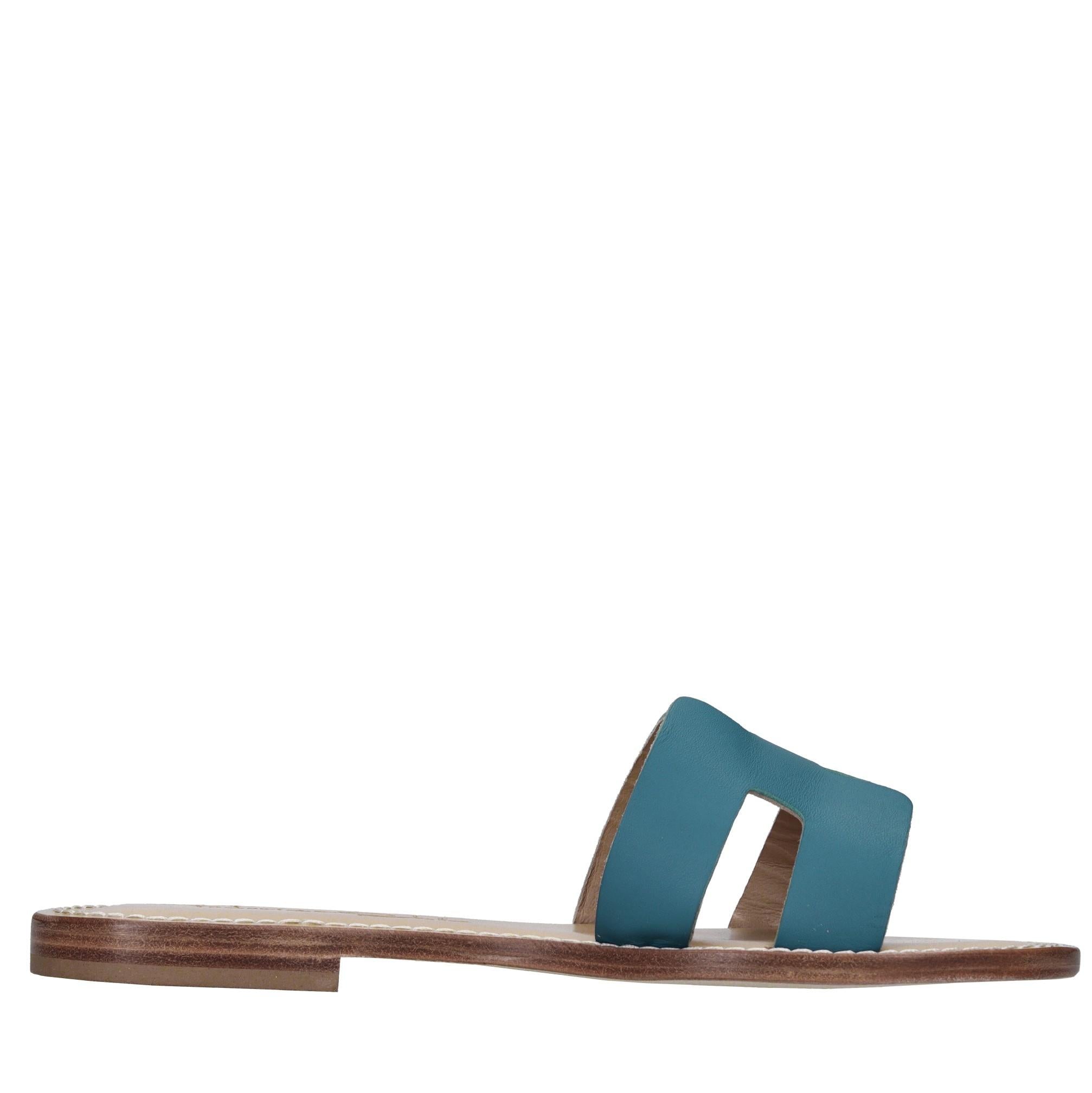 Mules in pelle 