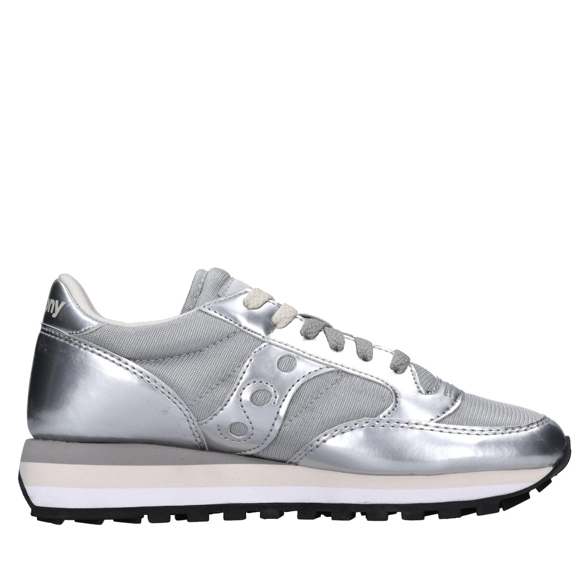 Sneakers jazz triple in ecopelle e tessuto 