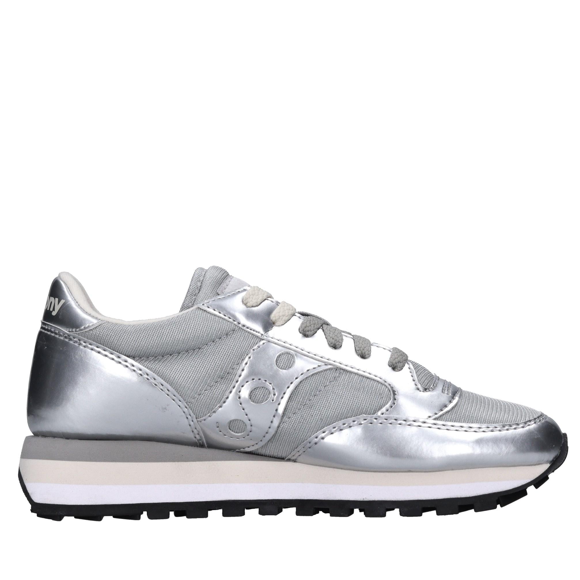 Sneakers jazz triple in ecopelle e tessuto 