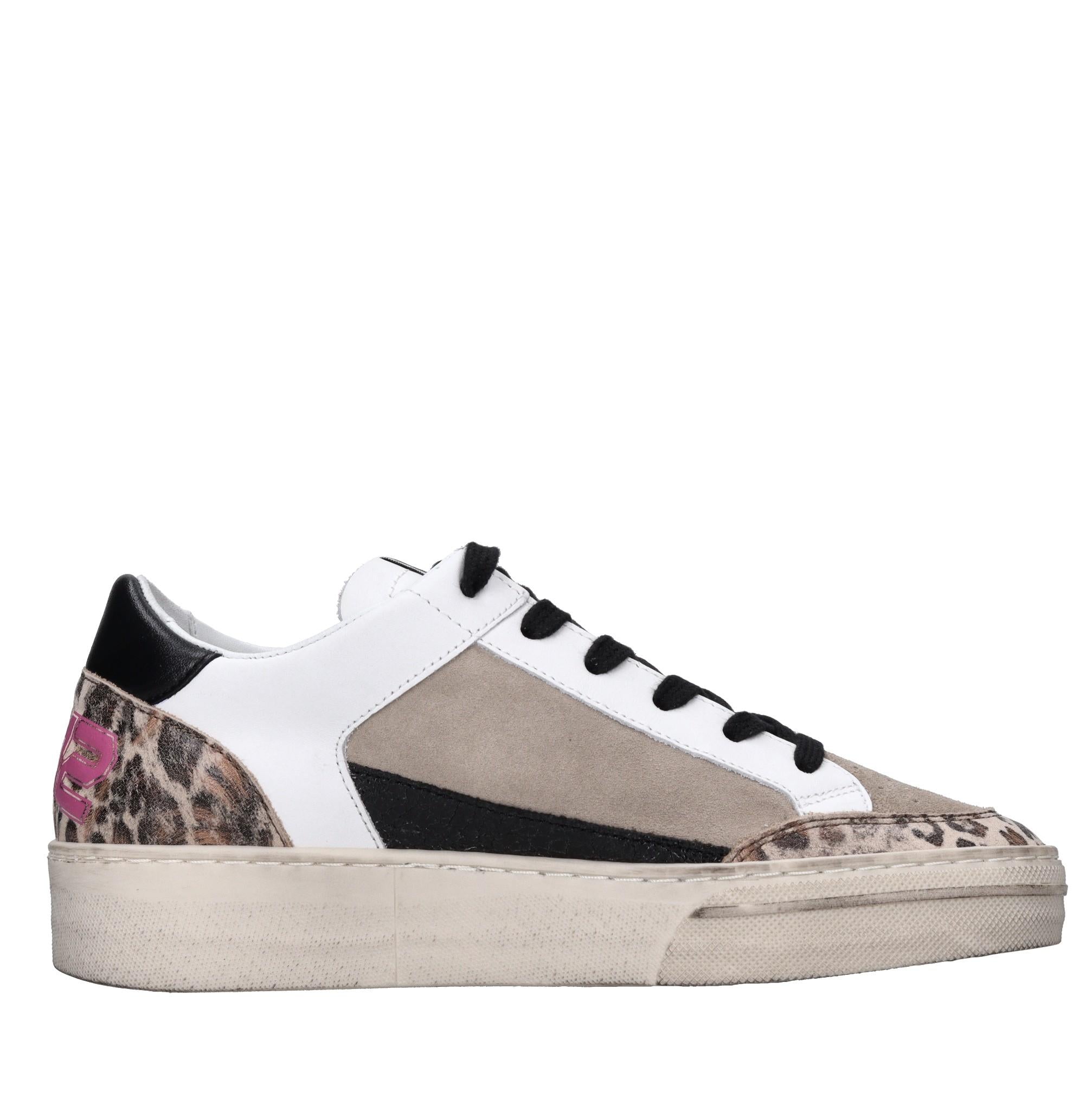 Sneakers in pelle e camoscio 