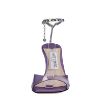 Sandali in plexi e strass 