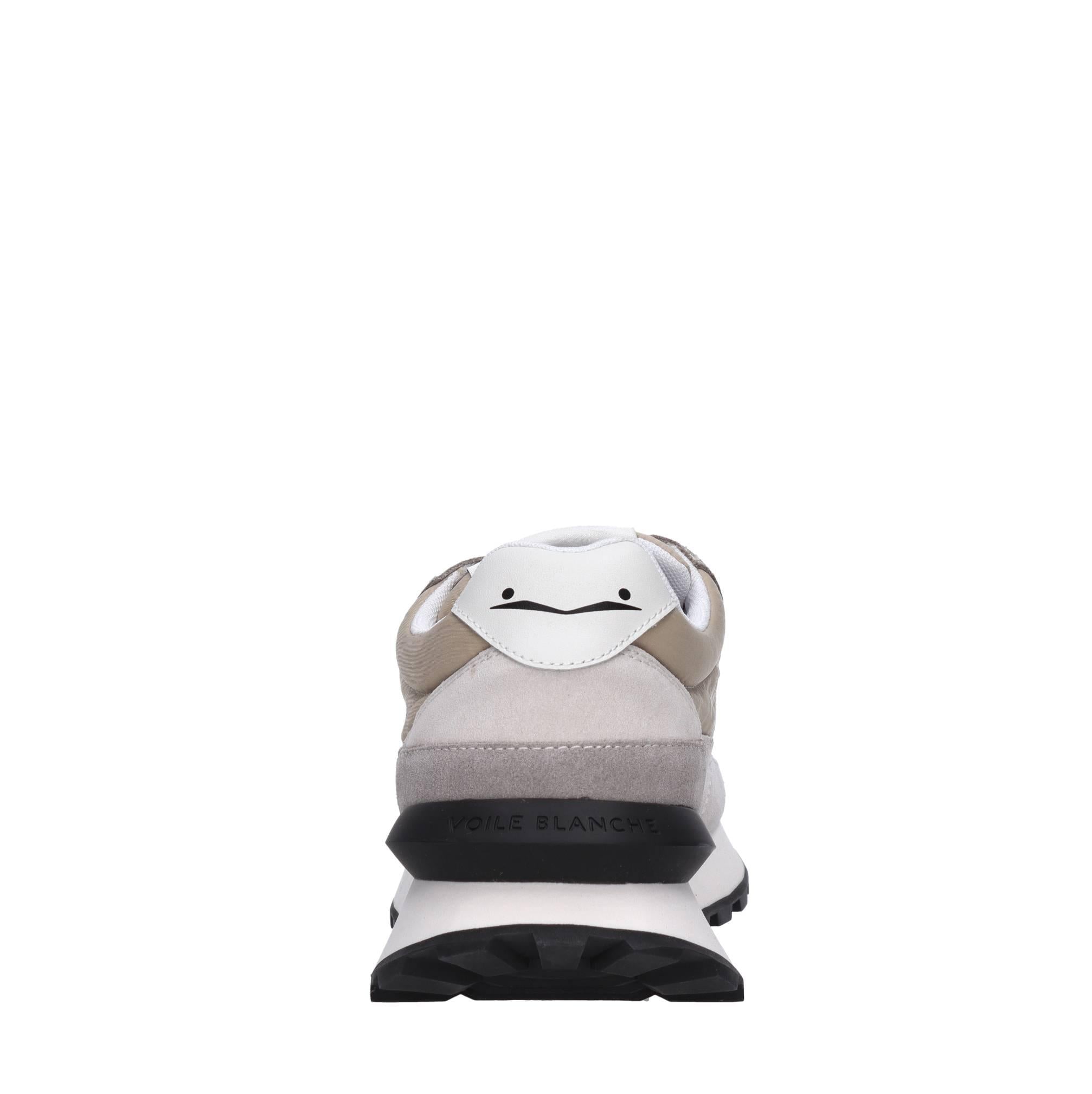 Sneakers in camoscio pelle e tessuto 