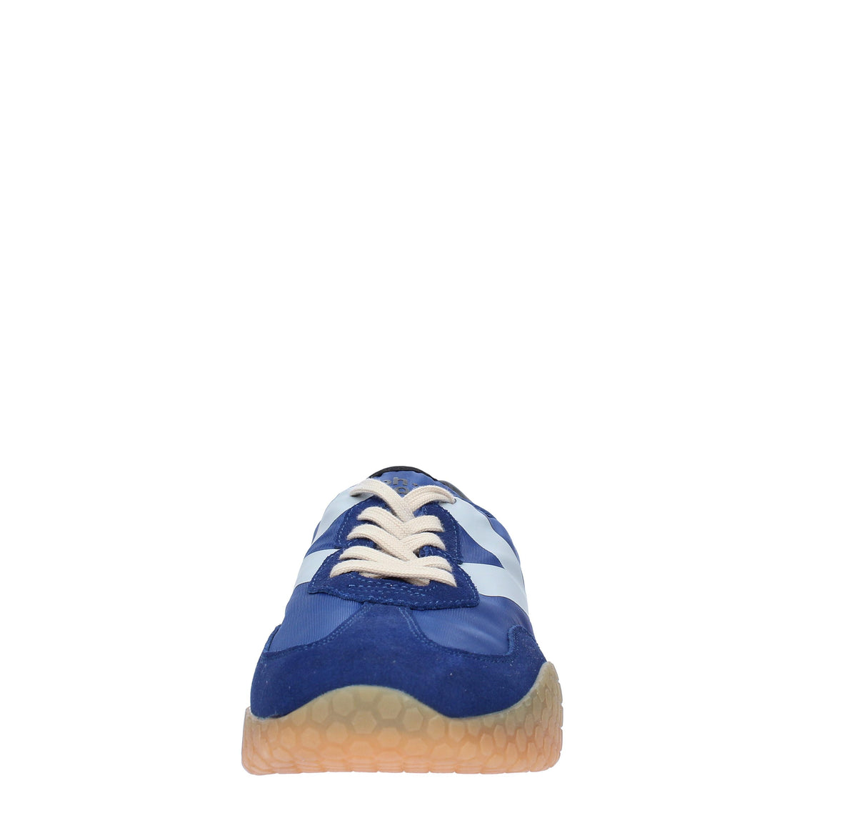Sneakers in camoscio tessuto e gomma 