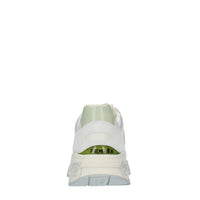 Sneakers in pelle, camoscio e tessuto 