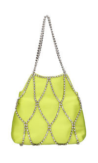 Borsa Kala in raso e strass 