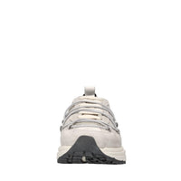 Sneakers in camoscio e pelle 