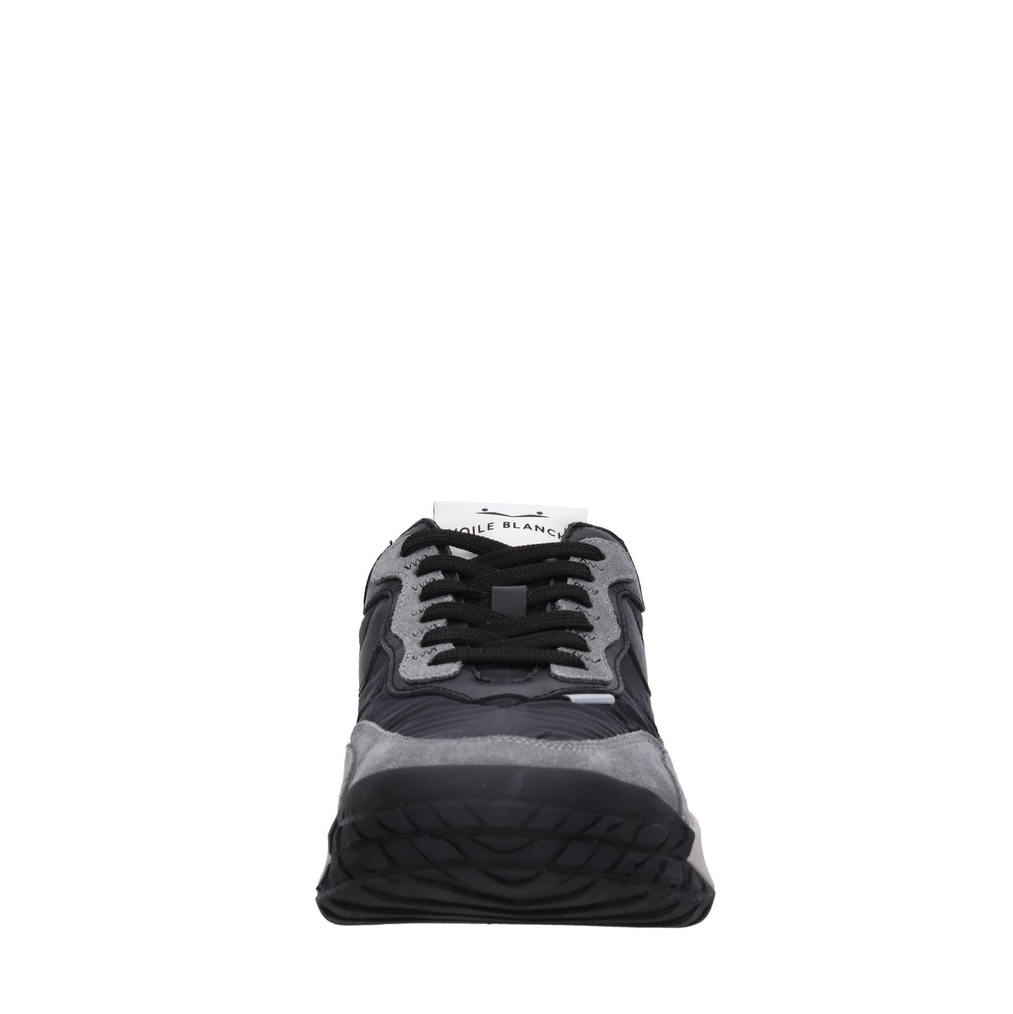 Sneakers in camoscio pelle e tessuto 