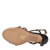 Sandali modello MELISSA in tessuto e strass 