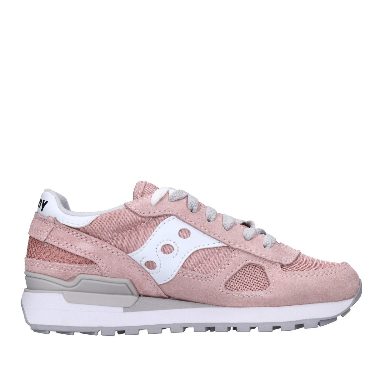 Sneakers in camoscio e tessuto 