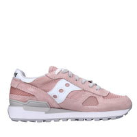 Sneakers in camoscio e tessuto 