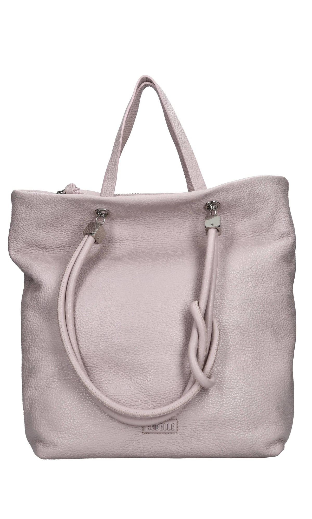 Borsa in pelle martellata 