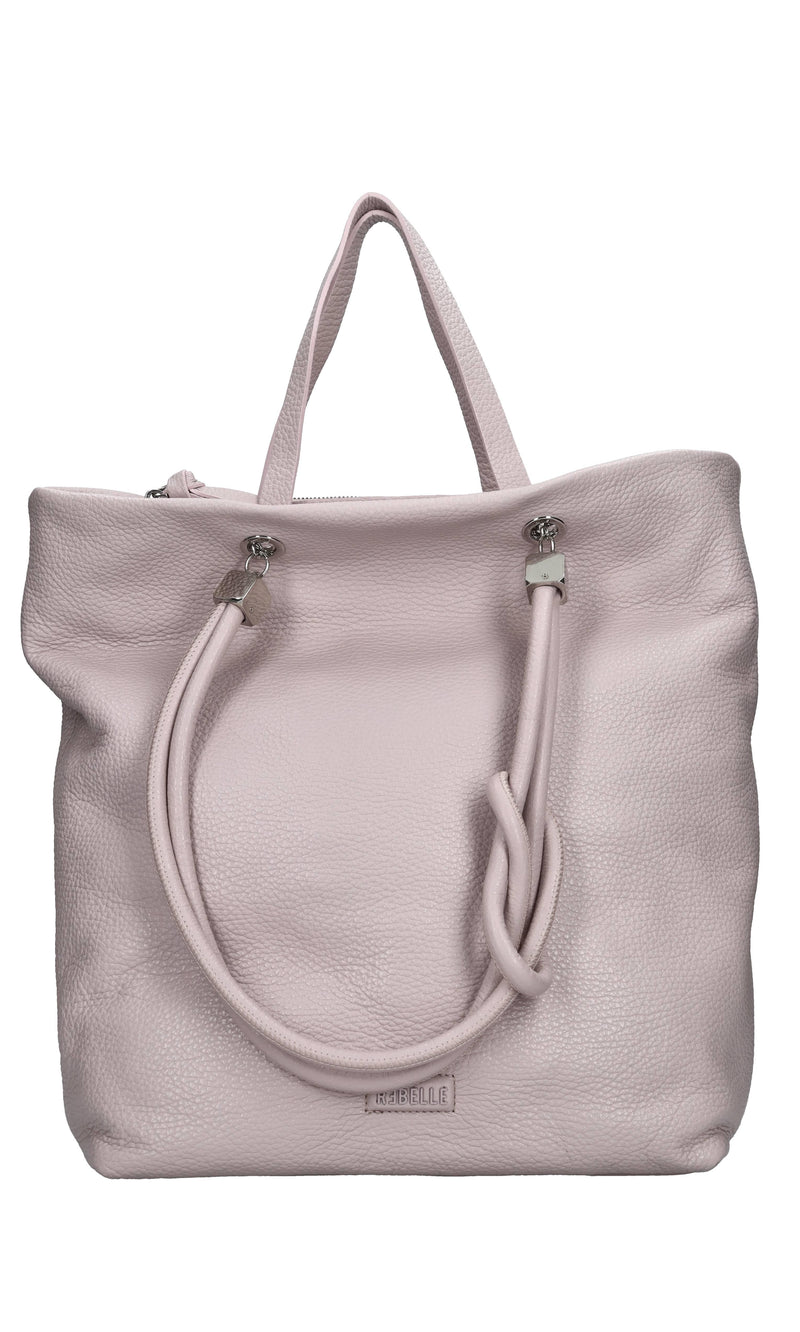 Borsa in pelle martellata 