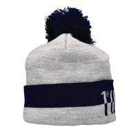 Cappellino con pom-pon in tessuto acrilico 