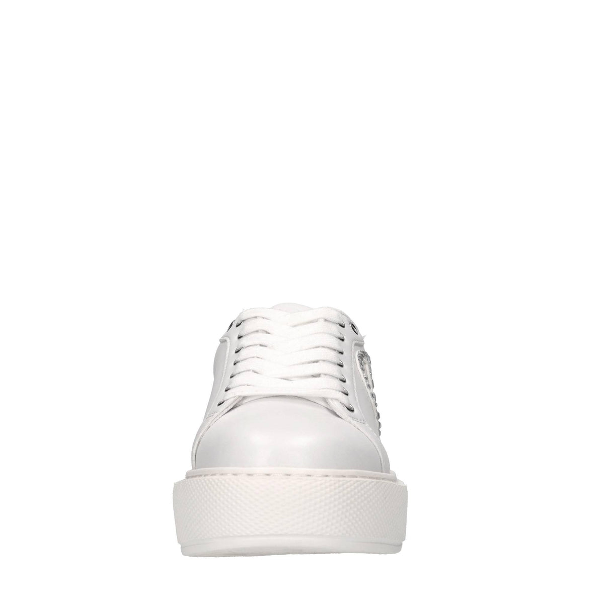 Sneakers in ecopelle e strass 