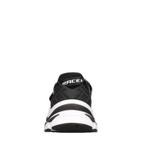 Sneakers in ecopelle e tessuto 