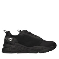 Sneakers in ecopelle e tessuto 
