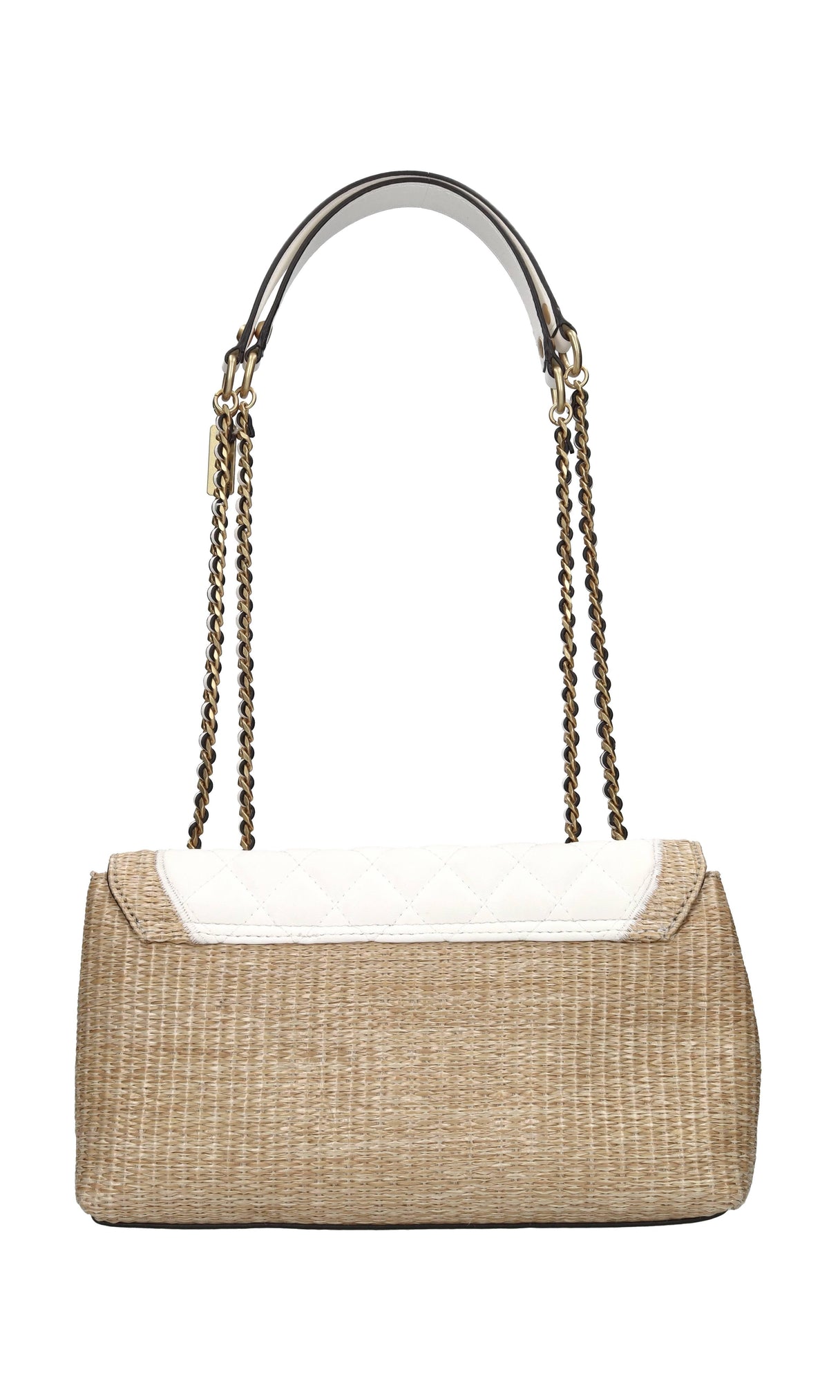 Borsa in ecopelle e rafia 