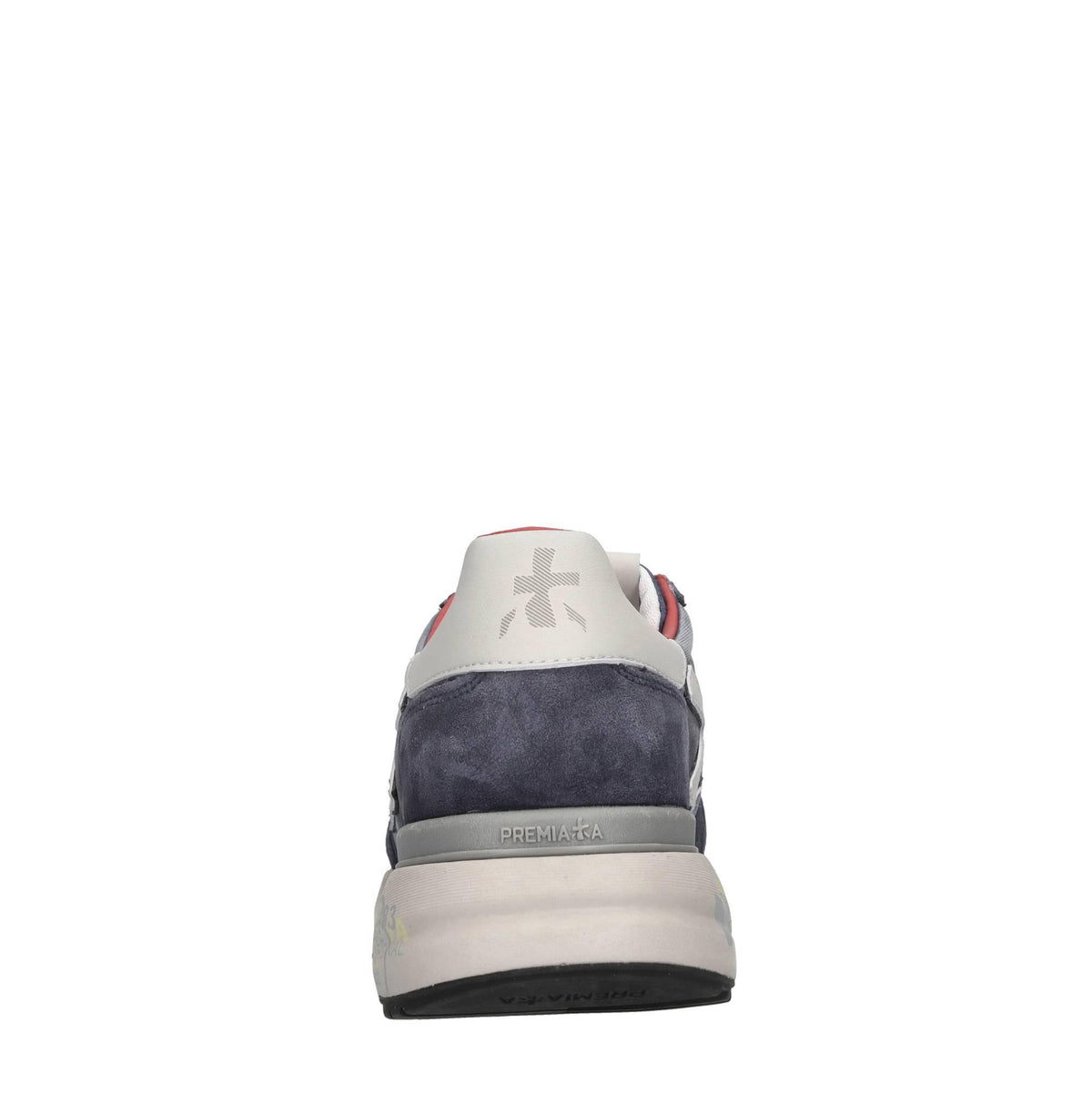Sneakers in pelle ecopelle e tessuto 
