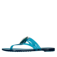 Sandali flat Jelly in PVC e Swarovski 