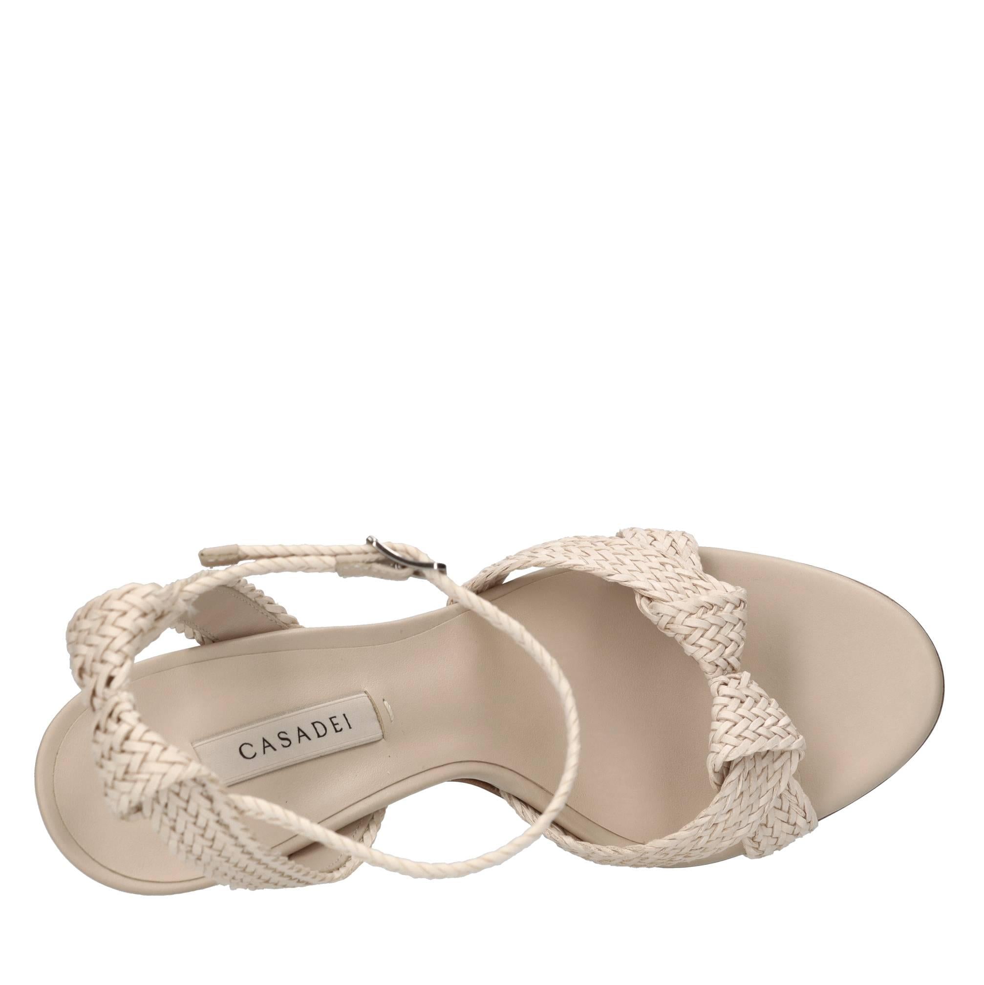 Sandali Julia Mariposa in pelle intrecciata 