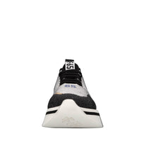 Sneakers in tessuto e strass 