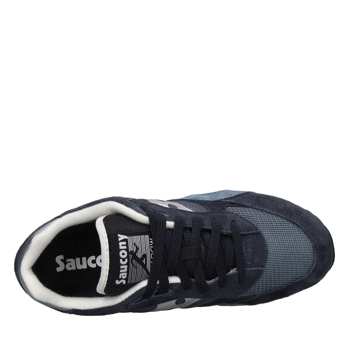 Sneakers in camoscio e tessuto 